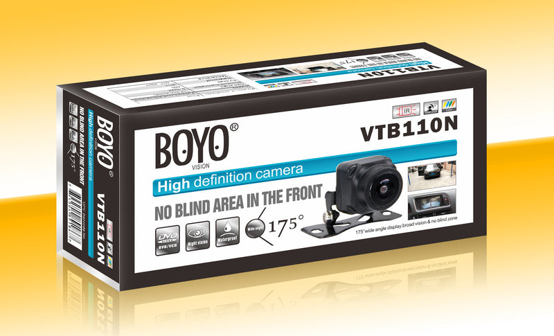 BOYO VTB110N - Universal Mount Front Corner-View Camera