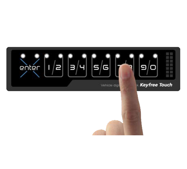 BOYO Keyfree Touch - Keyless Vehicle Digital Touch Keypad for Car, Truck or Van