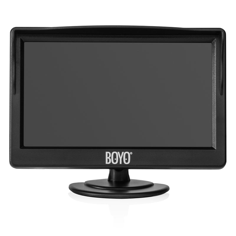 BOYO VTC500DIY - Vehicle Backup Camera System with 5” Monitor and Backup Camera for Car, Truck, SUV and Van (Installation Friendly Design)