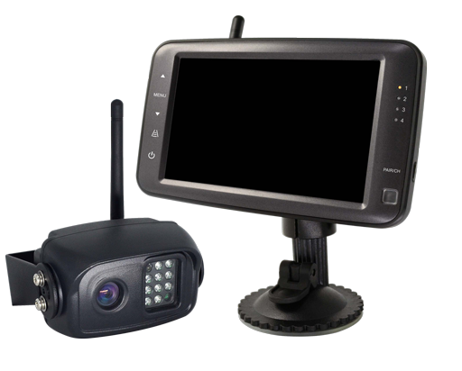 BOYO VTC500R - Digital Wireless Single Camera System with 5” Monitor for Car, Truck, SUV and Van (4-Channel System)