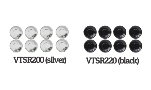 BOYO VTSR200 - Rear Parking Assist System with 8 Parking Sensors (Silver)