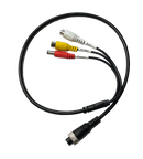 Adapter 4-Pin Avionic DIN connector to Audio Video Power Connector (Female-Female)