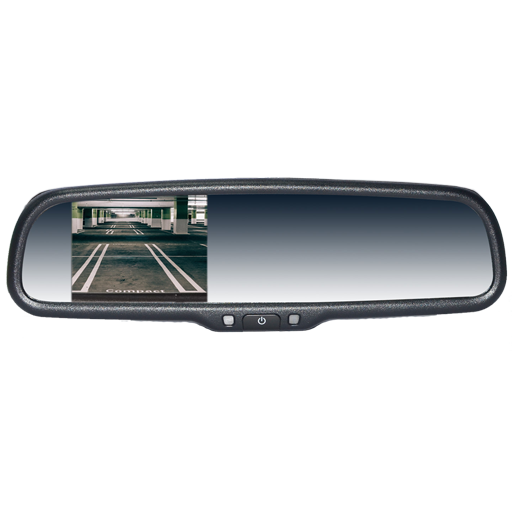 BOYO VTM35M - Replacement Rear-View Mirror with 3.5" TFT-LCD Backup Camera Monitor