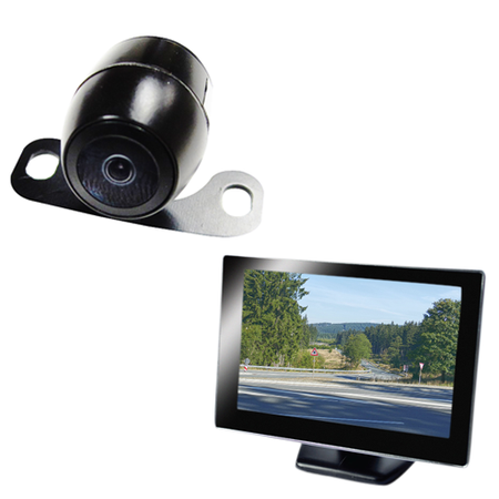 BOYO VTC164M - Vehicle Backup Camera System with 4.3” Monitor and Backup Camera for Car, Truck, SUV and Van