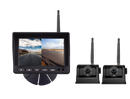BOYO VTCRH2 - 2.4 GHz Wireless AHD Vehicle Backup Camera System with 5” IPS LED Monitor and Heavy Duty Backup Cameras for RVs, Trucks, Boat and Horse Trailers (2 Channel System)
