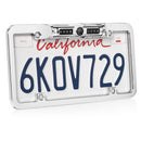 BOYO VTL200IRTJ - Full-Frame License Plate Backup Camera with Night Vision and Active Parking Lines (Chrome)