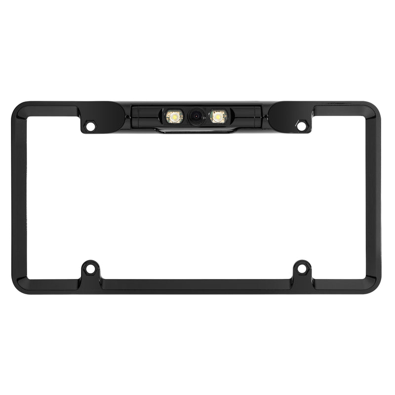 BOYO VTL300CL - Full-Frame License Plate Backup Camera with Parking Lines and LED Lights (Black)