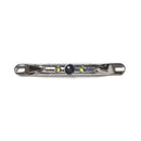 BOYO VTL402TJS - Short  Length Bar-Type License Plate Backup Camera with LED Lights and Trajectory Parking Lines (Chrome)