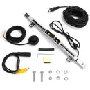 BOYO VTL405HDL - Ultra Slim Bar-Type License Plate HD Backup Camera with Multiple Viewing Modes and LED Lights (Chrome)