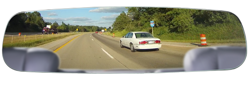 BOYO VTM43FL - Frameless Replacement Rear-View Mirror with 4.3