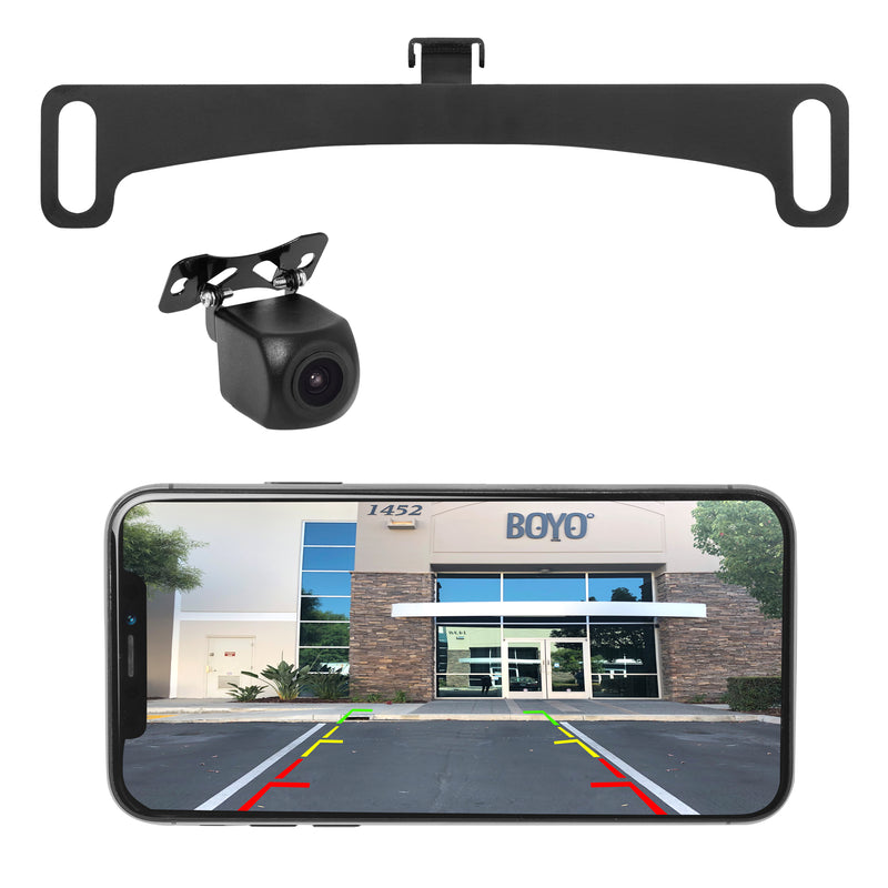 BOYO VTX400W - WI-FI Wireless Universal Mount  Backup Camera, Viewable through Smartphone (works with iOS and Android)