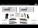 BOYO VTL422CLS - Short  Length Bar-Type License Plate Backup Camera with LED Lights (Black)