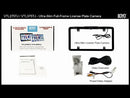 BOYO VTL275TJ - Ultra Slim Full-Frame License Plate Backup Camera with Active Parking Lines (Chrome)