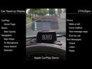 BOYO VTHUDpro - Head Up Display for Car, Truck or Van - iOS CarPlay and Android Auto (Plug and Play) compatible