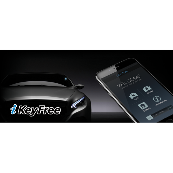BOYO iKeyFree - Smart Keyless Entry System via Smartphone for your Vehicle (iOS & Android Compatible)