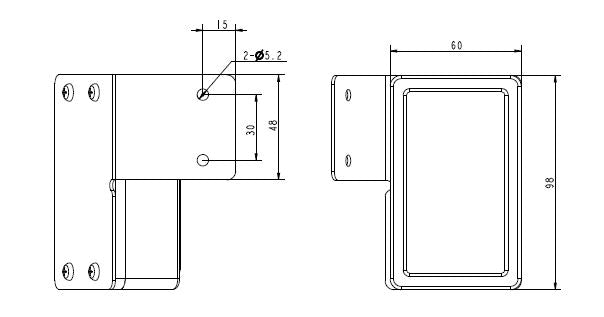 BOYO VTBSD2-001 : Bracket and Housing Accessories of VTBSD2 for commercial vehicles (1set of two))