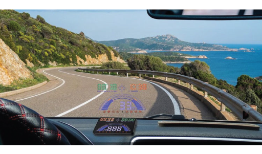 BOYO VTHUD7 - 5.8" Head Up Display with Reflector Cradle for Car, Truck or Van